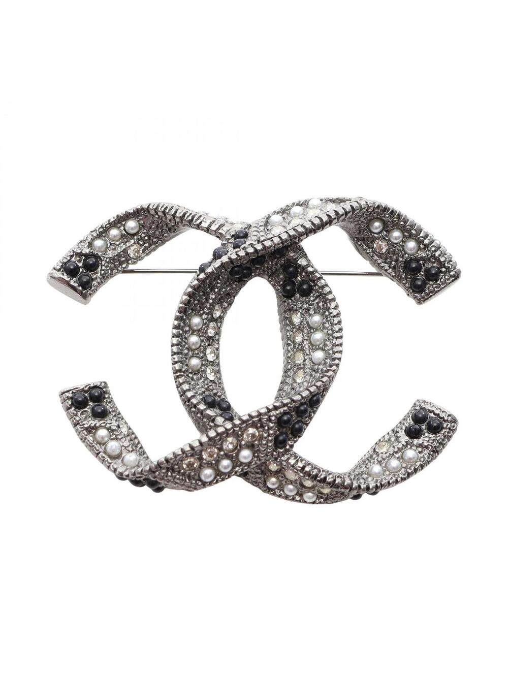 Chanel Coco Mark Brooch Stainless Steel #278111C85B
